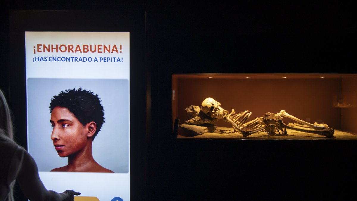 'Pepita', el esqueleto de casi 10.000 años de antigüedad