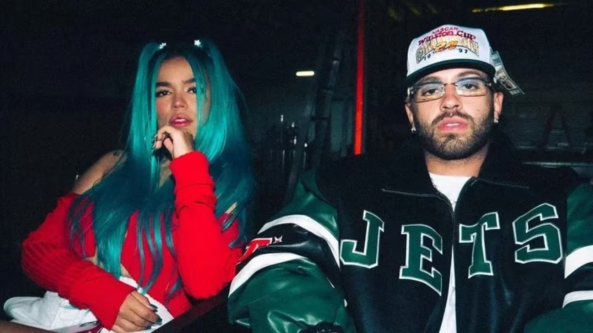 Karol G y Feid en su primera colaboración llamada ‘FRIKI’.