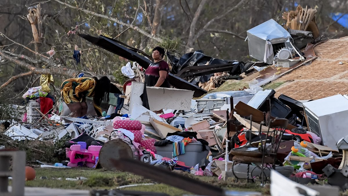 Misisipi. Miles de damnificados perdieron sus viviendas por el tornado.