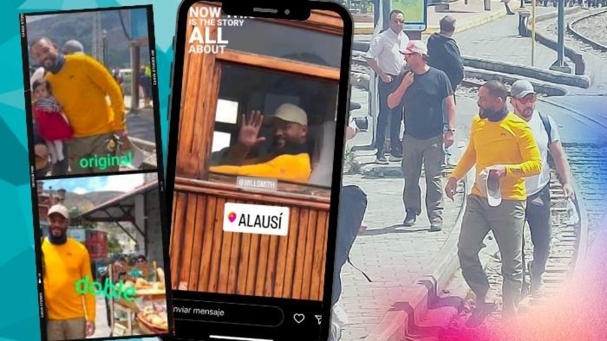 Durante su recorrido por esa tierra.