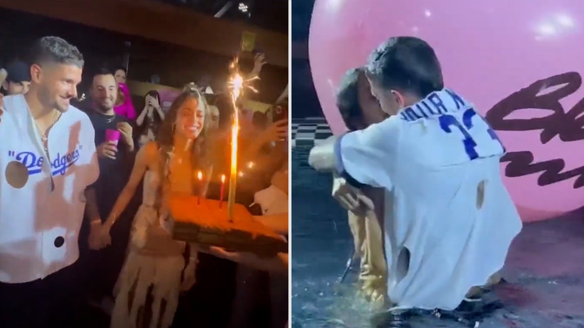 Tini Stoessel junto a Rodrigo De Paul