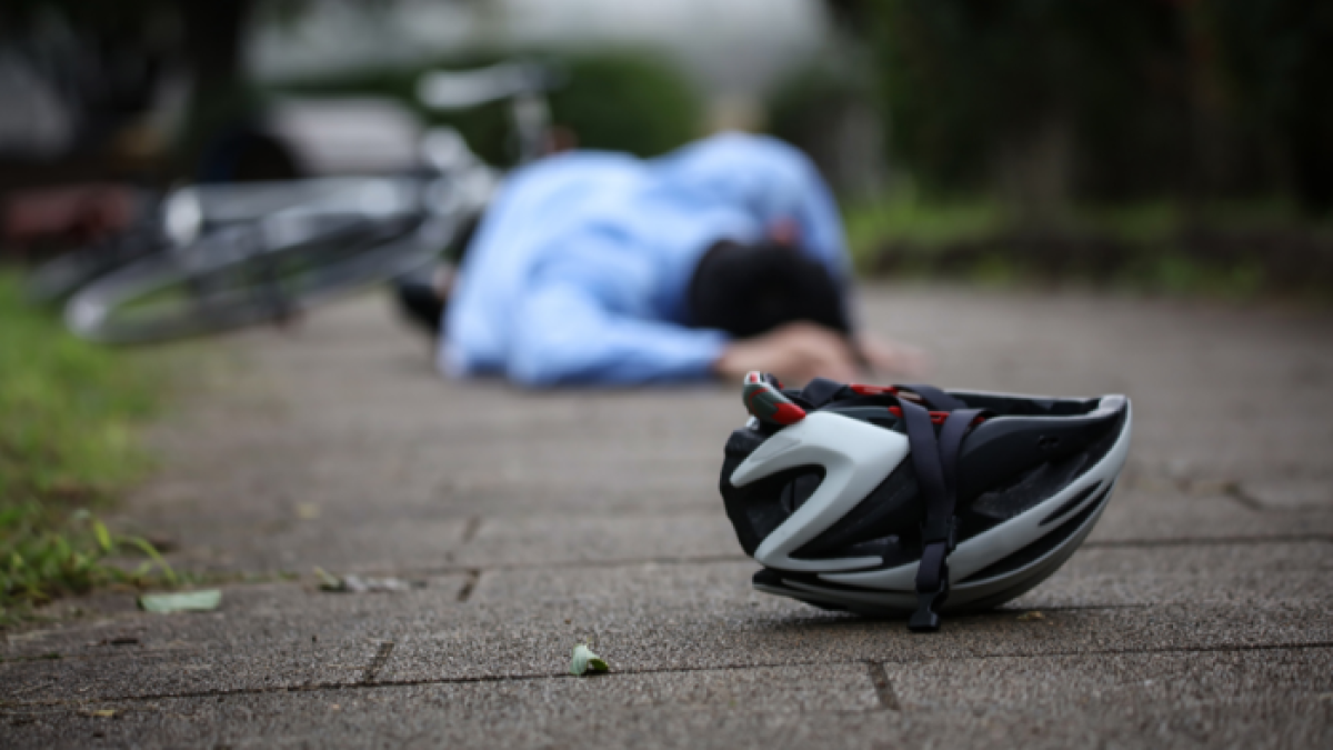 Foto referencial de accidente en moto.