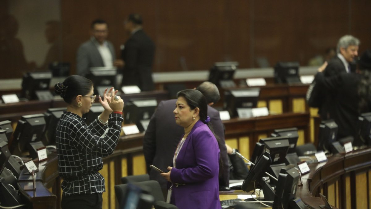 Inquietud. Según algunos asambleístas, en el pleno se hablaba de la posibilidad de que se active la herramienta constitucional.