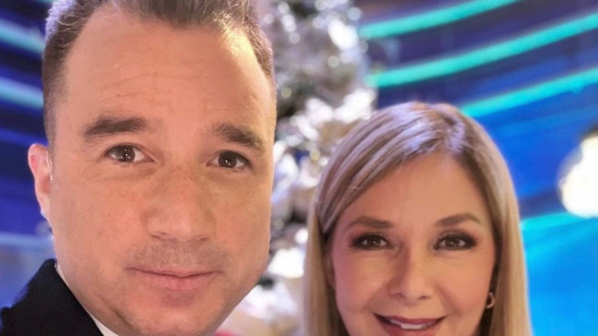 Andrés Jungbluth con Rocío Cedeño.