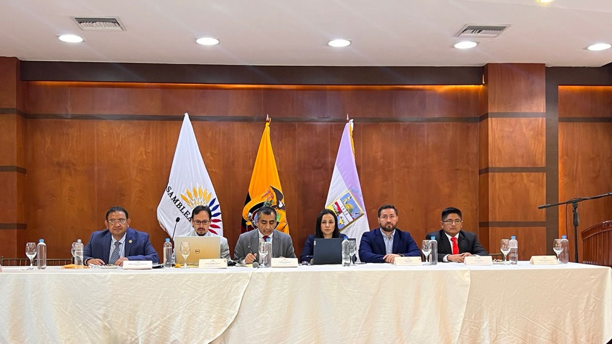 Reunión. Los asistentes a la Comisión de Seguridad de la Asamblea.