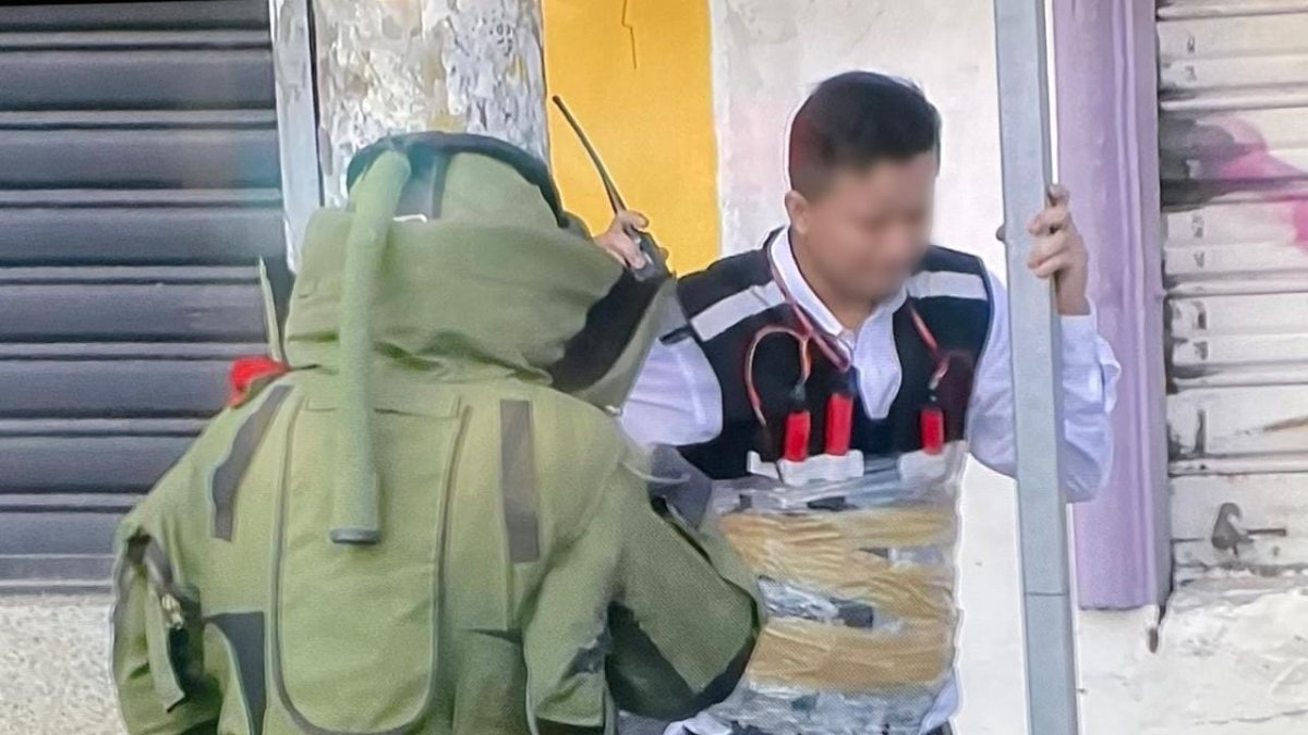 La víctima fue secuestrada horas antes de que amaneciera con la carga explosiva en Sauces 9.