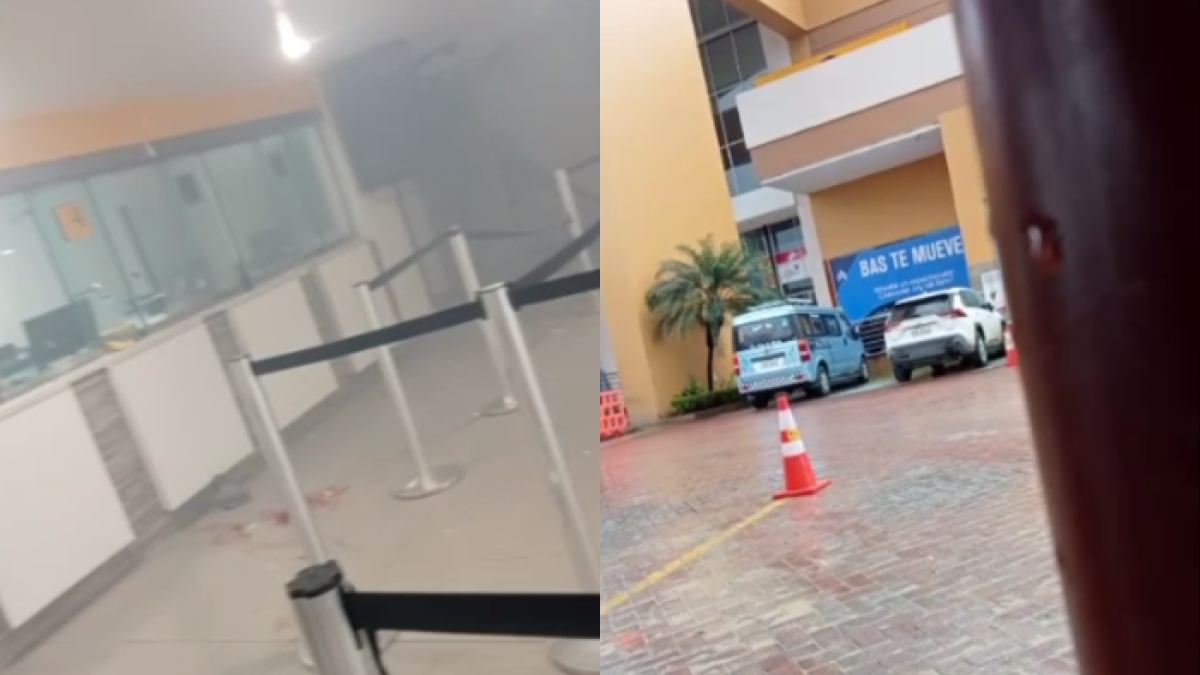 Quienes están en el lugar fueron encerrados por los delincuentes.