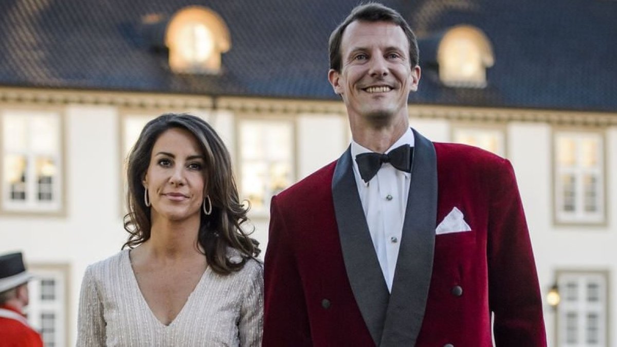 Joaquín con su esposa, Marie.