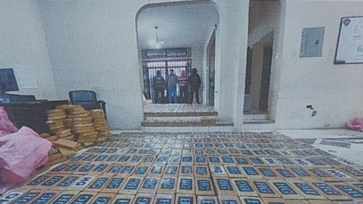 Los bloques de la sustancia ilícita tenían tres logotipos diferentes.