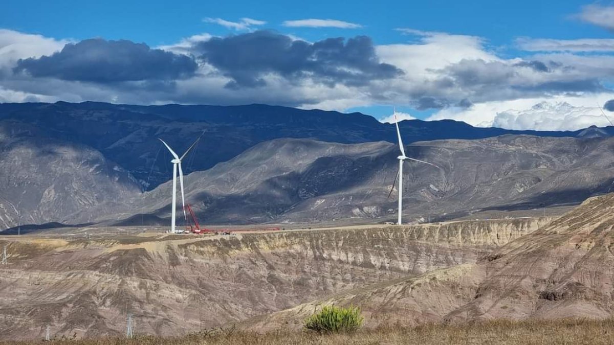 El parque eólico se constituye en el más grande del país.