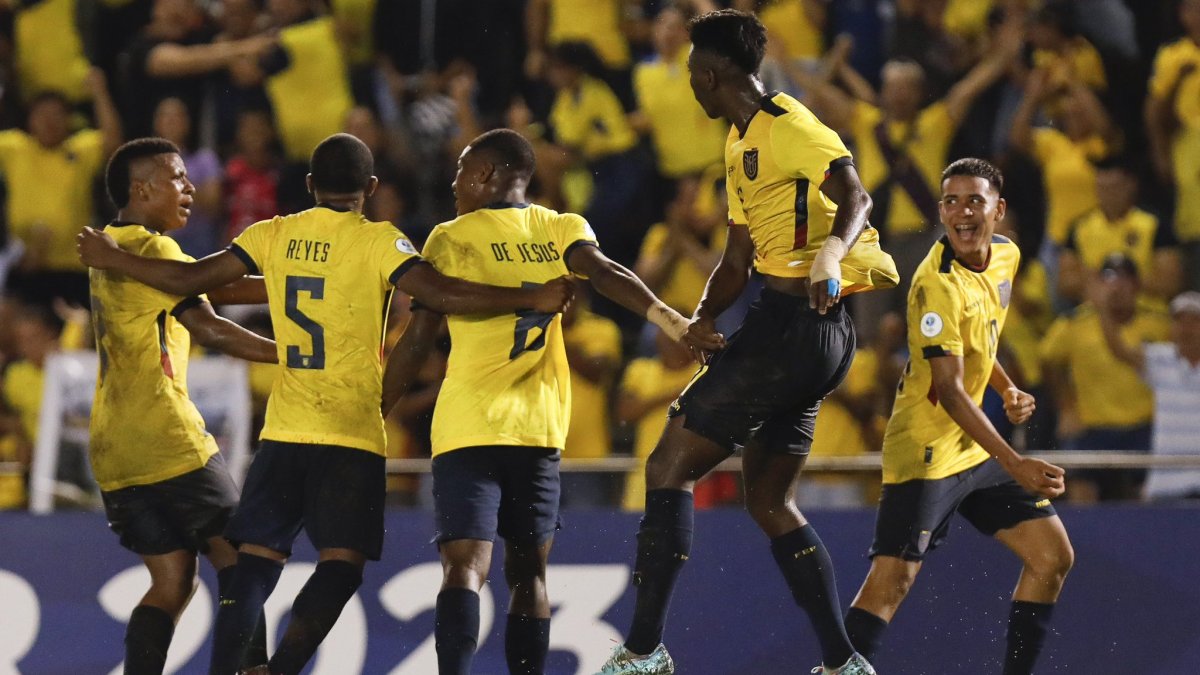 Jacobo Reyes marcó un gol de larga distancia en el empate 2-2 de Ecuador ante Brasil.