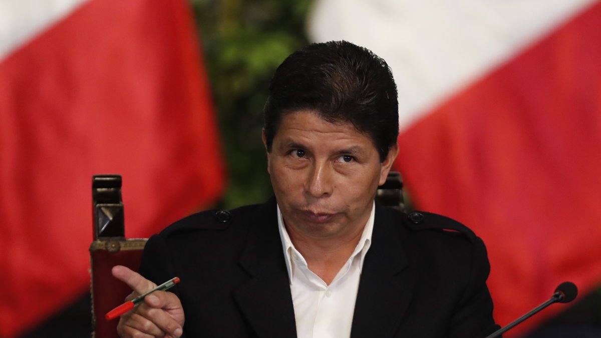 El expresidente de Perú Pedro Castillo, en una fotografía de archivo.