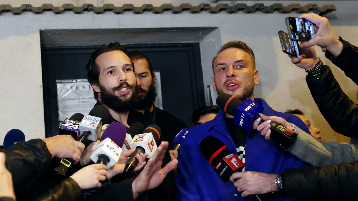 Tristan Tatey su hermano Andrew Tate.