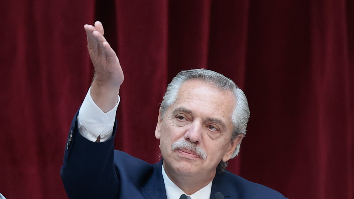 El presidente de Argentina, Alberto Fernández, en una fotografía de archivo.
