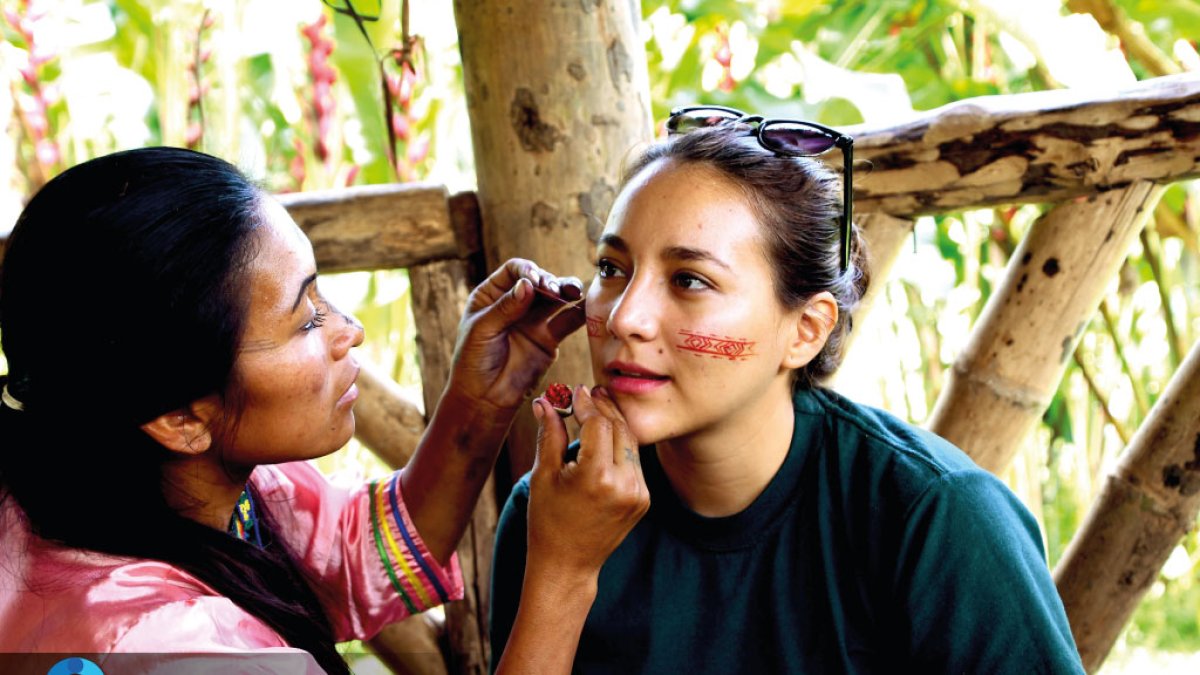 Actividades turísticas en “Lisan Wasi” ubicado en la provincia de Pastaza.
