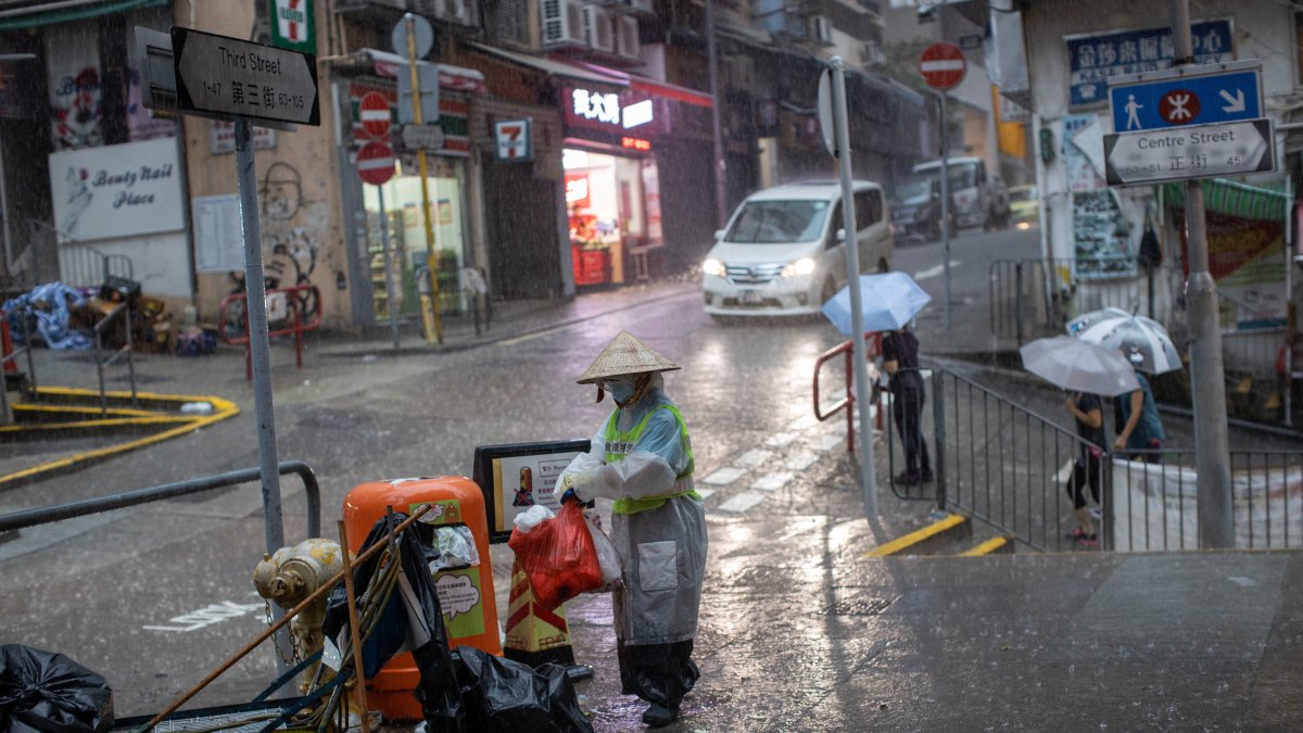Imagen de archivo. sobre lluvias en China.