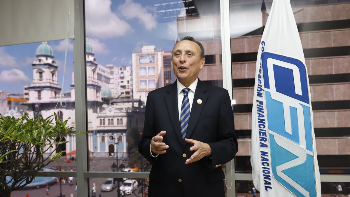 Ejecutivo.- Jorge Andrade, presidente de la Corporación Financiera Nacional.