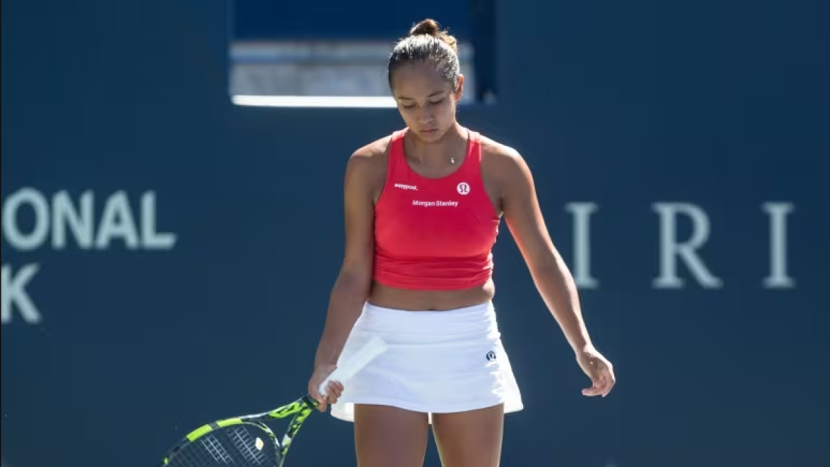 Leylah Ferandez, de raíces ecuatorianas, no pudo contra la tenista española y se eliminó.
