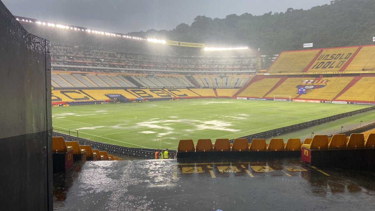 Así luce el estadio Monumental Banco Pichincha previo al choque entre Ecuador y Uruguay por el Sudamericano sub-17.