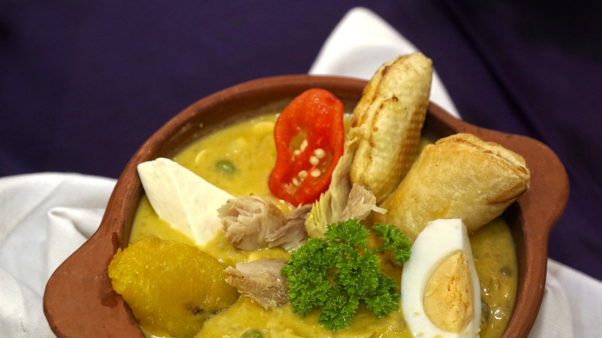 La fanesca. El plato tiene varios granos y en su mayoría pescado seco.