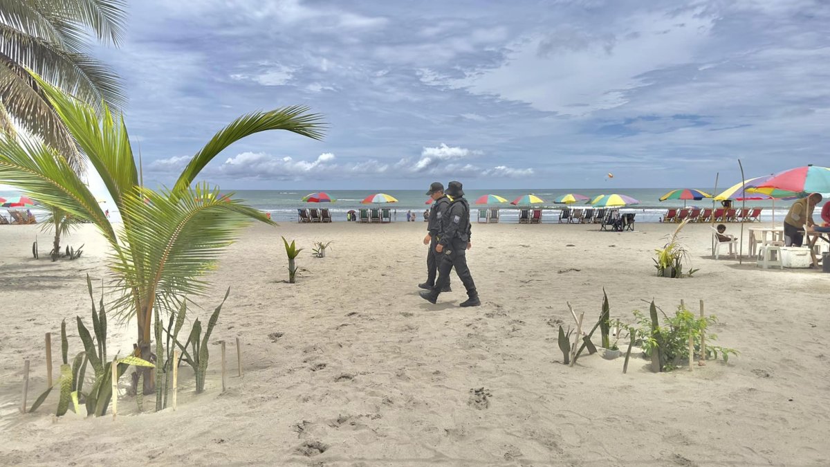 Los turistas que llegaron a la provincia se dirigieron en su mayoría a las playas del sur como las de Tonsupa, Atacames y Mompiche.