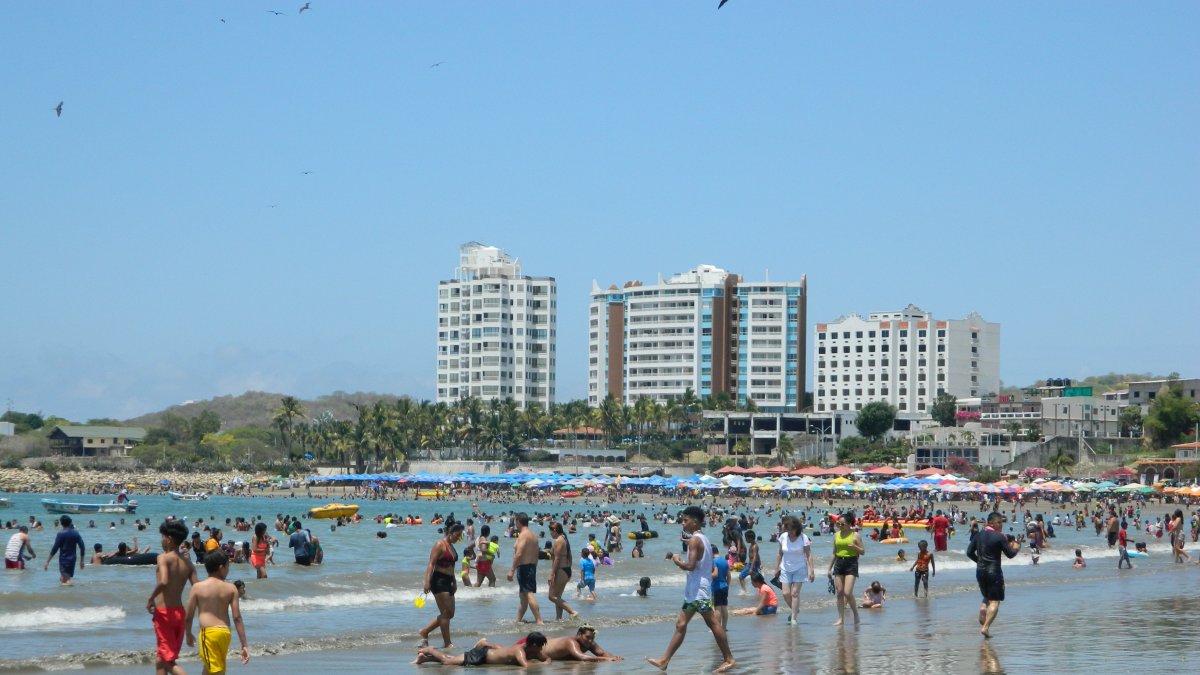 El ambiente del primer día del feriado de Semana Santa.