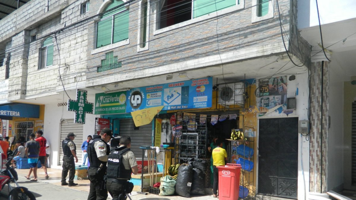 Sitio. El último asesinato ocurrió en un negocio de la avenida Paquisha.