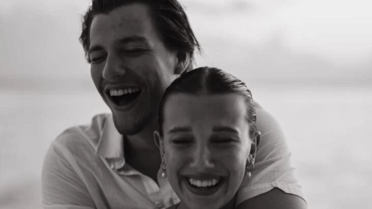 La actriz compartió una foto de ambos en redes.