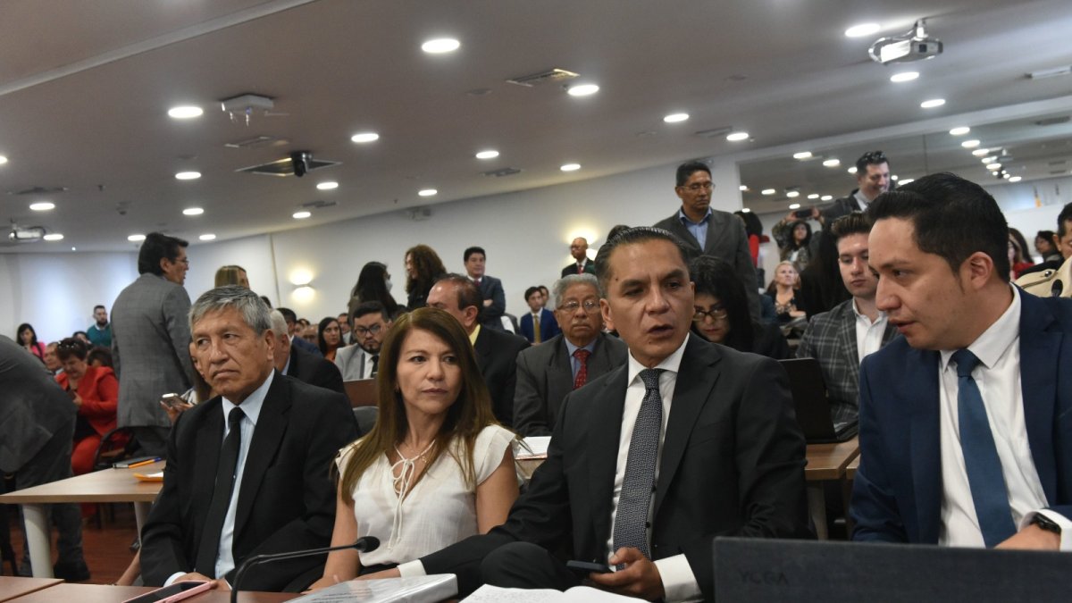 Acción. Wilman Terán exige recursos al presidente Guillermo Lasso.