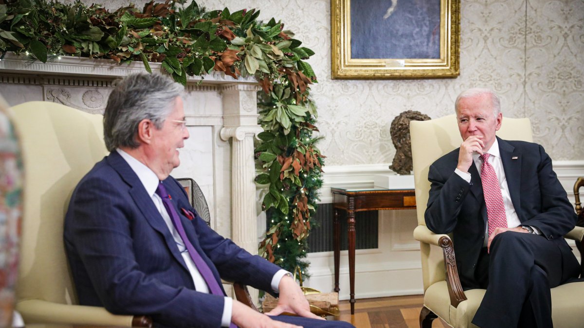 En diciembre de 2022, Joe Biden recibió a Guillermo Lasso en la Casa Blanca.