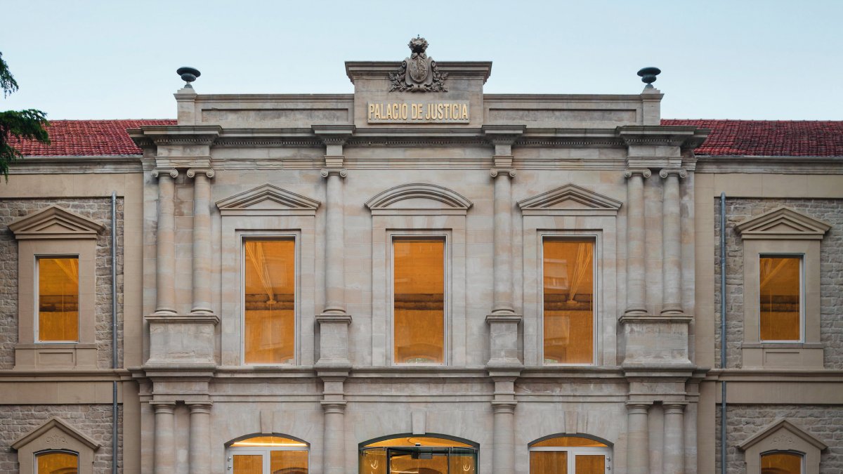 Foto de archivo del Palacio de la Justicia de la Rioja, Logroño