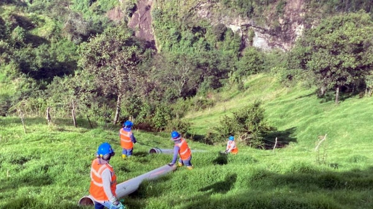 Problema. La dotación de agua se tornó intermitente.