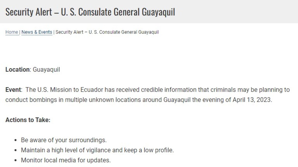 La advertencia ha desatado temor en usuarios de redes sociales que comentan el mensaje.