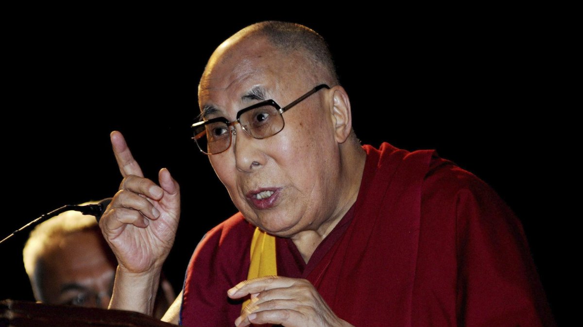 Foto de archivo del dalái lama.