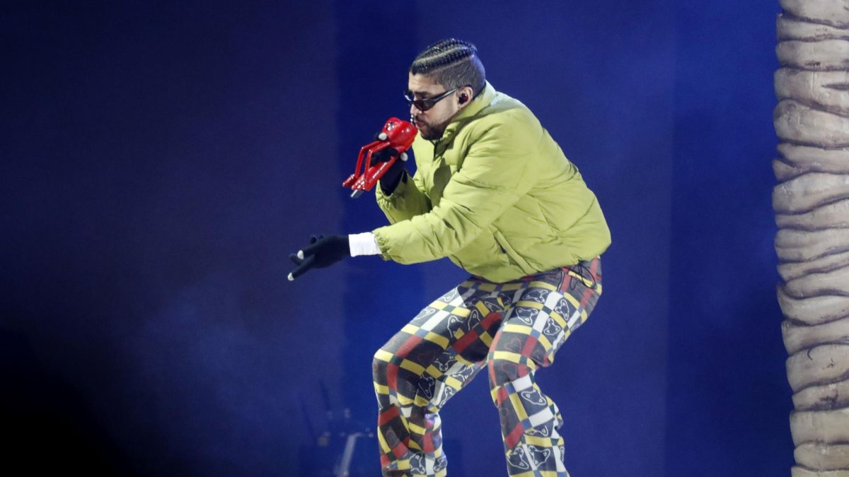 El cantante puertorriqueño Bad Bunny.