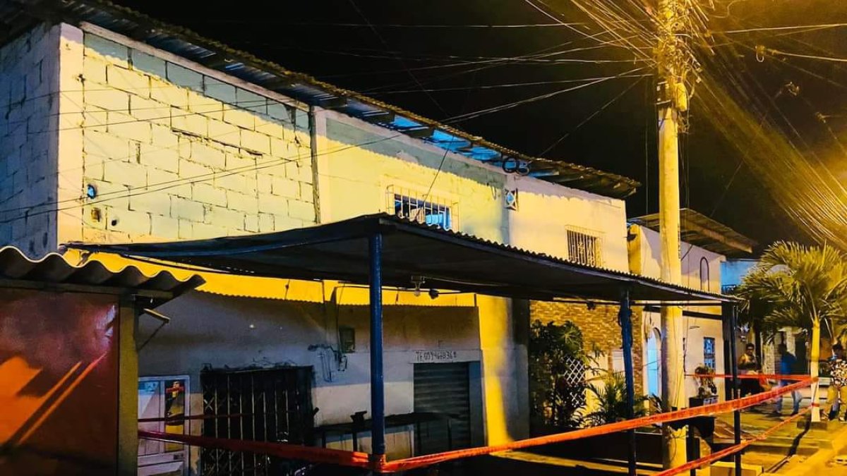 Antecedente. La vivienda ya estaba acordonada días antes.