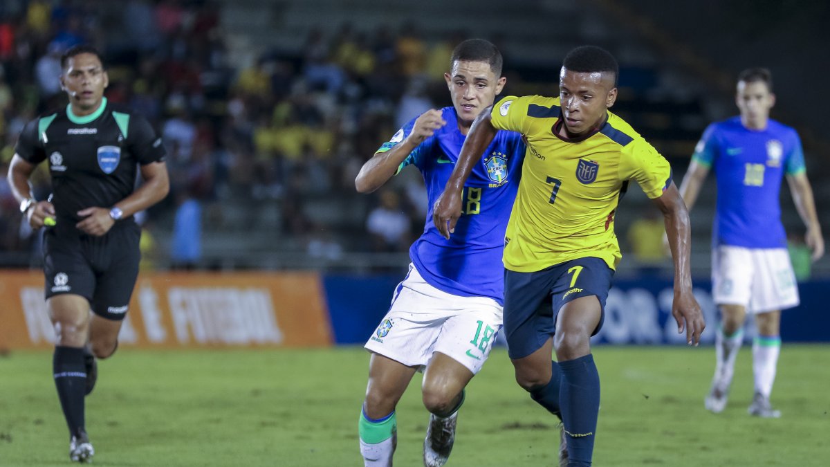 Ecuador y Brasil igualaron 2-2, en la primera fecha del hexagonal final del Sudamericano sub-17.