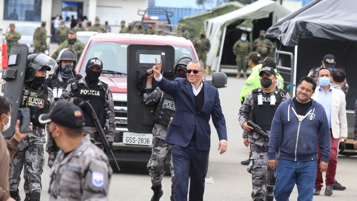 Encierro. Jorge Glas estuvo detenido en la cárcel 4 de Quito y en la de Cotopaxi.