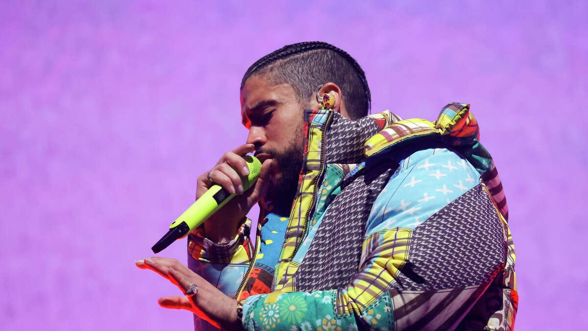 Bad Bunny en el escenario de Coachella, Colorado.
