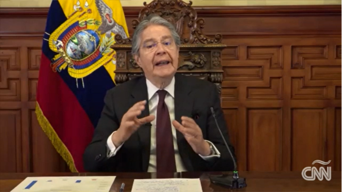 Proceso. El presidente Lasso tiene la perspectiva de que las incautaciones de droga desatan la violencia en Ecuador.