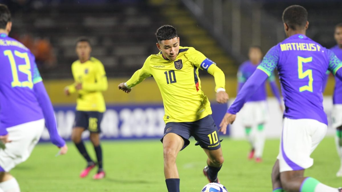 Ecuador empató con Brasil en el Sudamericano sub-17