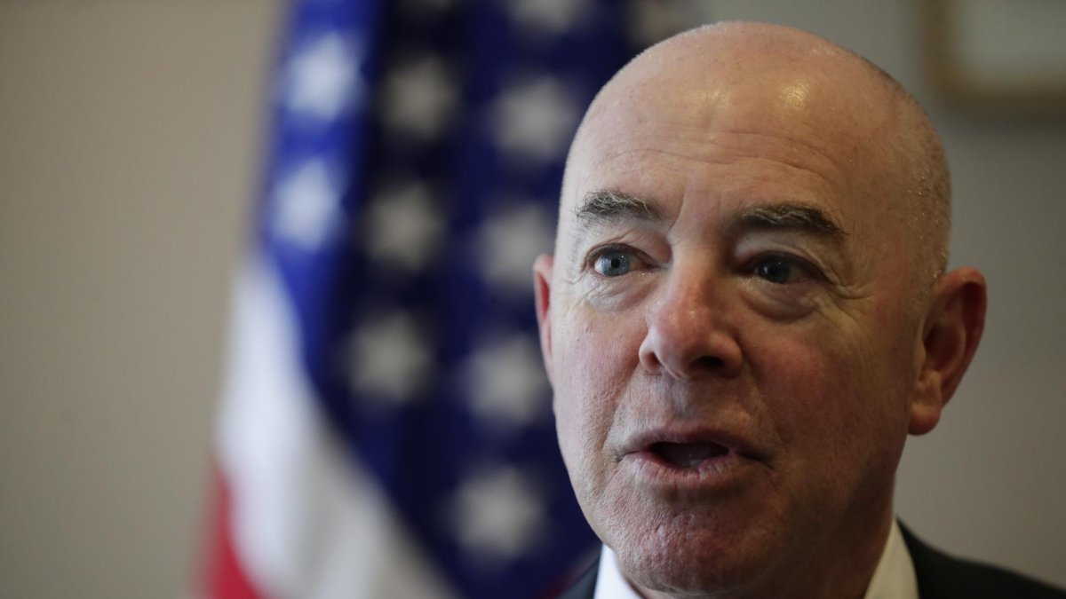 Foto de archivo del secretario de Seguridad Nacional de EE.UU., Alejandro Mayorkas.