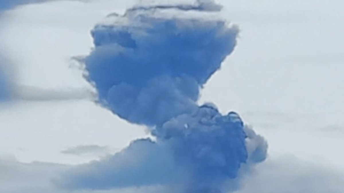 Secretaría de Gestión de Riesgos compartió información sobre el volcán Sangay.