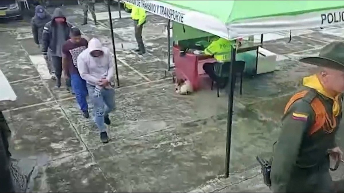 Según las  autoridades colombianas, los detenidos supuestamente  pertenecen a grupos armados ilegales,