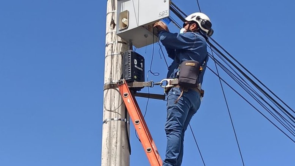 Instalación. Como parte de la seguridad, se instalaron alarmas en diferentes puntos de la ciudad