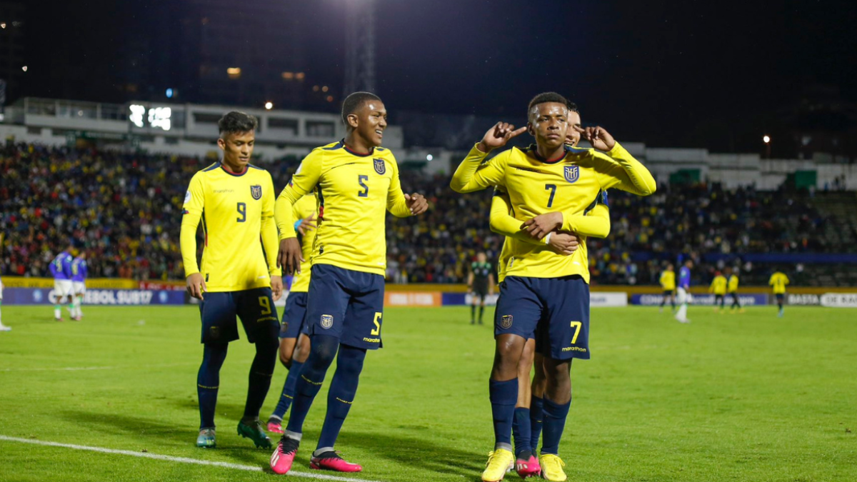 La selección de Ecuador sub 17 lidera la tabla del Sudamericano Sub 17.