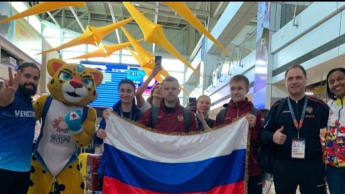 La delegación rusa ya se encuentra en Venezuela para la disputa de los Juegos.