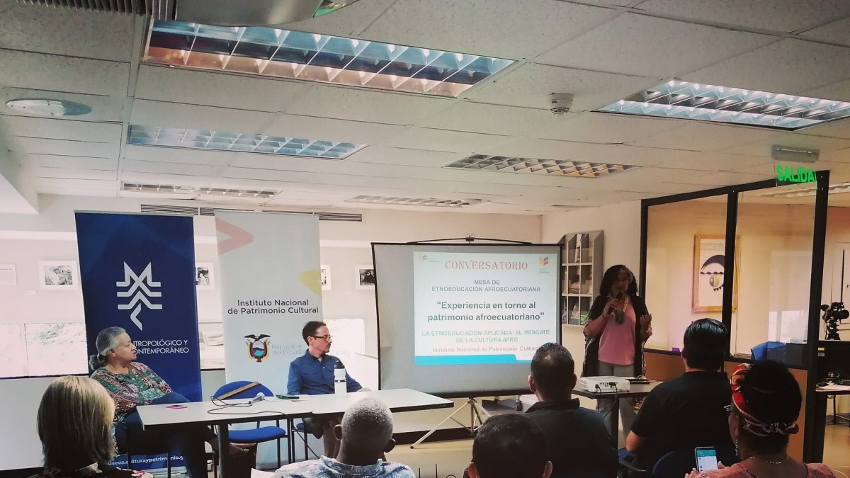 El conversatorio sobre el patrimonio afro fue analizado en el conversatorio del pasado miércoles 19 de abril.