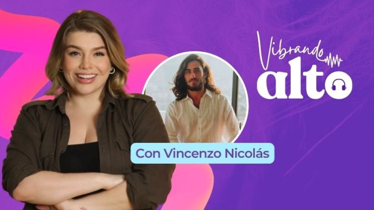 Vincenzo Nicolás en un episodio de Vibrando Alto.