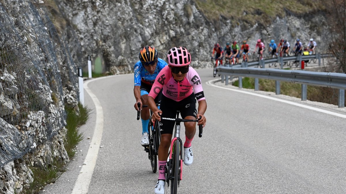 Alexander Cepeda fue uno de los protagonistas en el Tour de los Alpes.